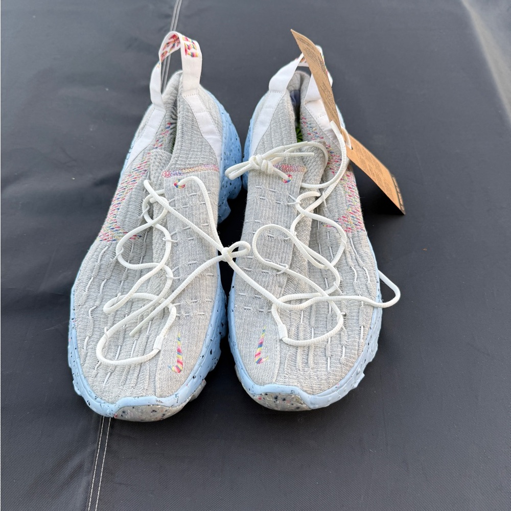 Nike Space Hippie Gray and Blue Sneakers